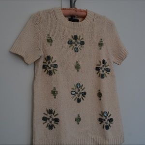 JCREW Bedazzled Sweater